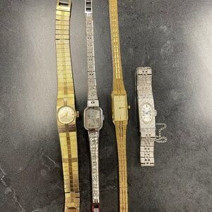 Ladies Gold and Silver Toned Vintage Watches